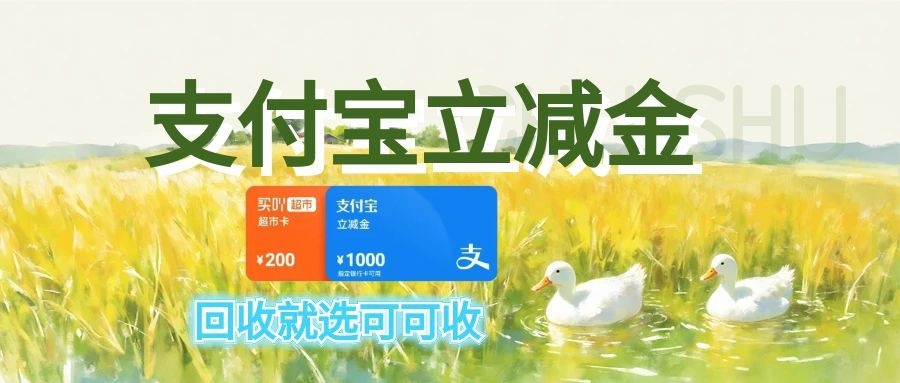 闲置支付宝立减金别浪费！流程清晰，轻松回收不踩坑