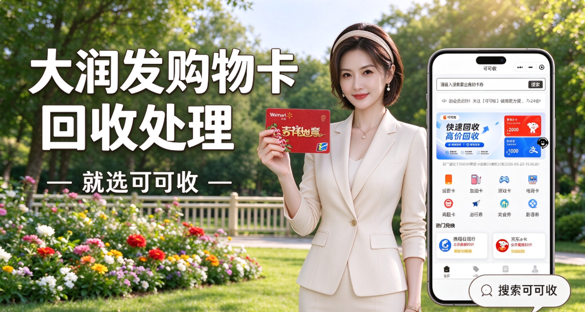 闲置大润发购物卡别浪费，线上回收全流程拆解，新手也能一次搞定