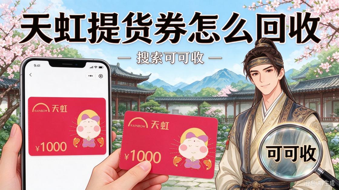 天虹提货券回收“真香”现场：原来闲置卡券还能这样处理，后悔没早知道！