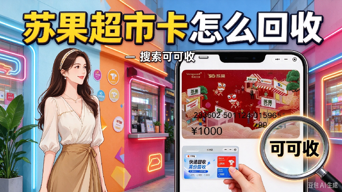 苏果超市购物卡闲置怎么办？回收流程拆解，新手也能跟着操作