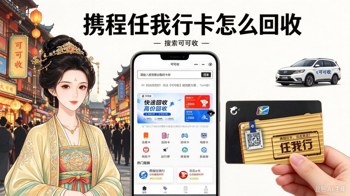 携程任我行卡回收别犯难！5种方式让闲置卡不再吃灰