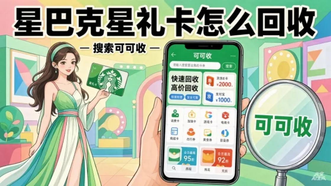 星巴克星礼卡回收哪里更靠谱？先看这3点，闲置卡券别乱卖