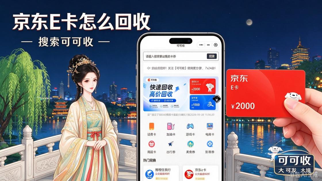 手里闲置京东 e 卡如何回收？7 大渠道优缺点一次性讲清