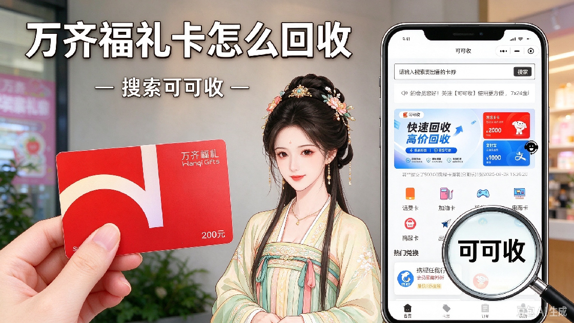 万齐福礼卡用不完怎么办？正规回收方法一次讲清楚