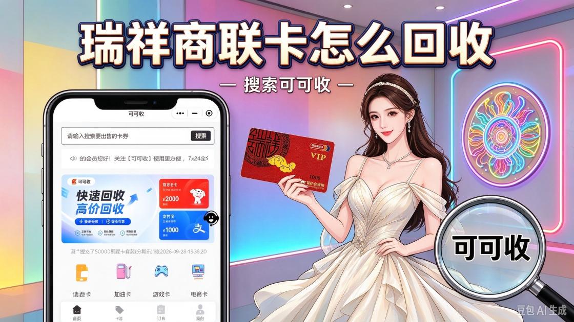 瑞祥商联卡回收避坑指南：先验卡再提交，三步完成闲置卡处理