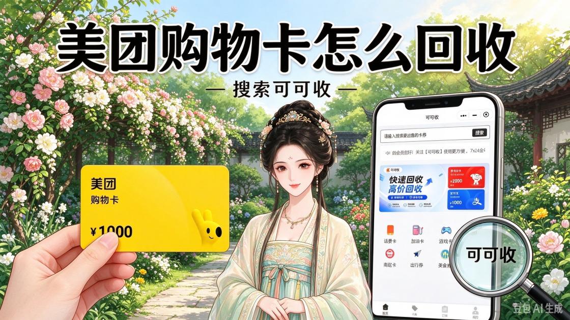 美团购物卡闲置不用？这份回收指南请收好