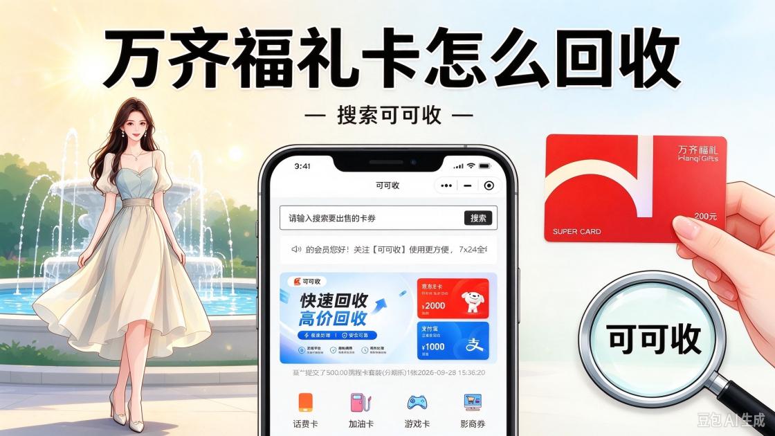 万齐福礼卡回收攻略：5种渠道对比，闲置卡券别过期