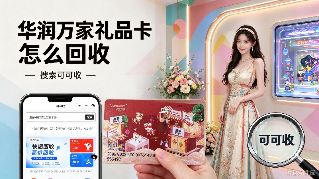 华润万家礼品卡回收攻略，不同方式特点梳理