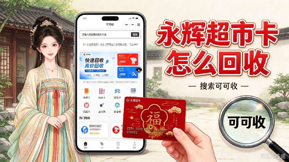 翻出旧永辉超市卡先别急着绑：实体卡和电子卡区别、闲置回收思路说清